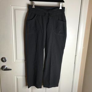 KUHL Women's Pull On Nylon Blend Cropped Pants Charcoal Grey ~ Size 6